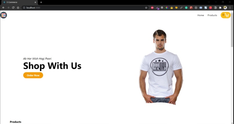e-commerce-webapp – screenshot 4