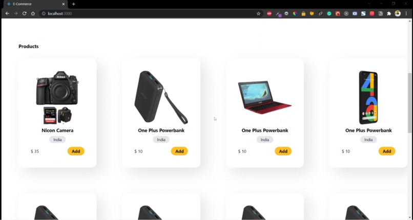 e-commerce-webapp – screenshot 5
