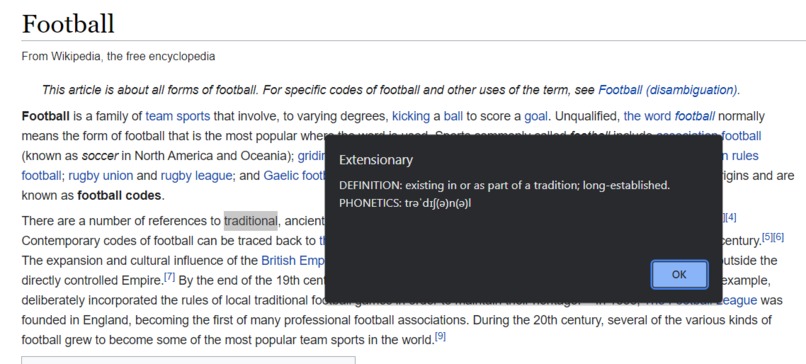 Extensionary – screenshot 1