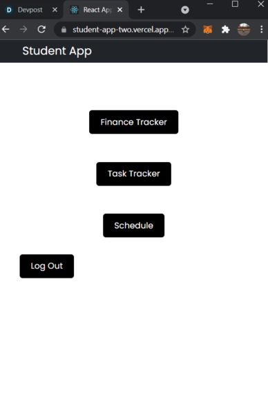 Student App – screenshot 5