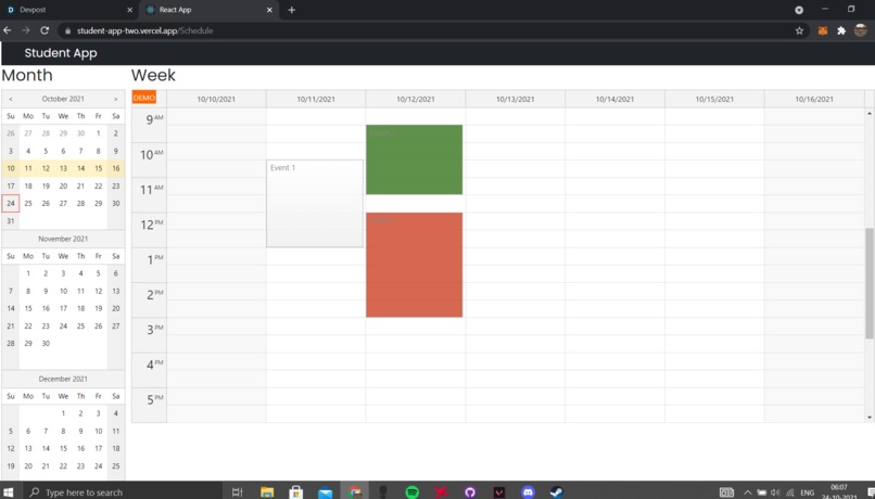Student App – screenshot 9