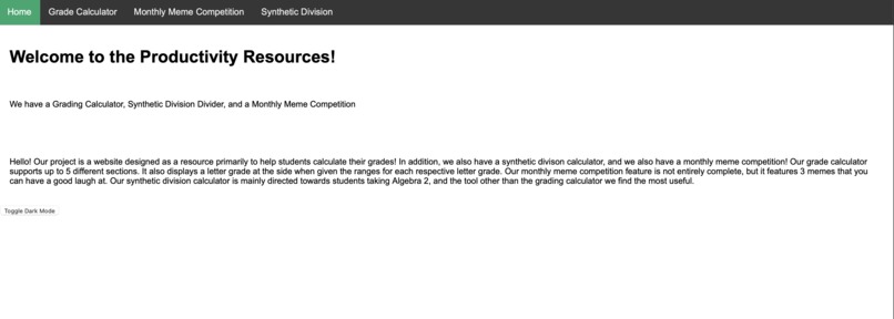 Productivity Resources – screenshot 1