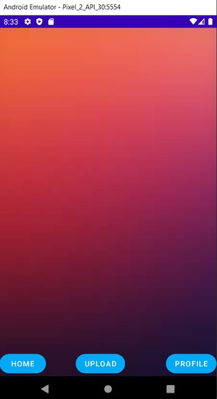College blog app  – screenshot 2