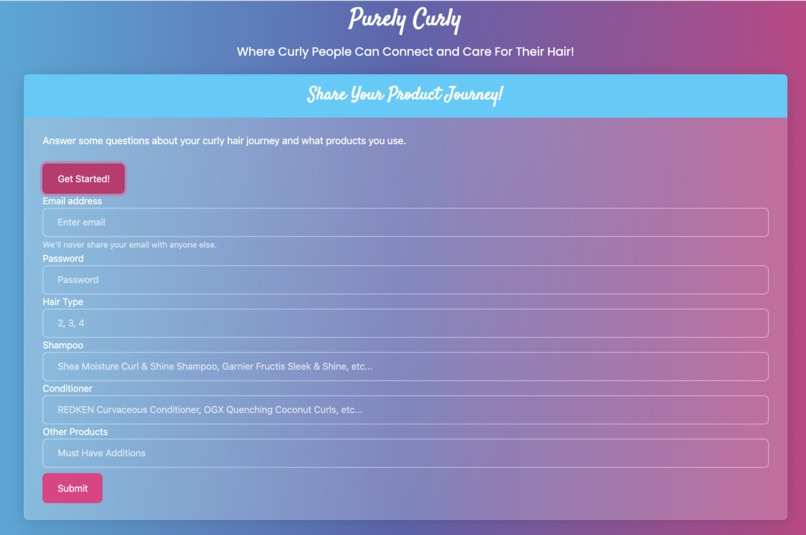 PurelyCurly – screenshot 1