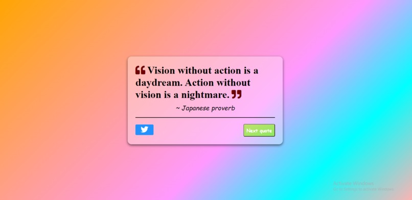 Random Quotes Generator – screenshot 1