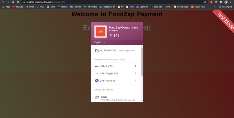 FoodZap – screenshot 4