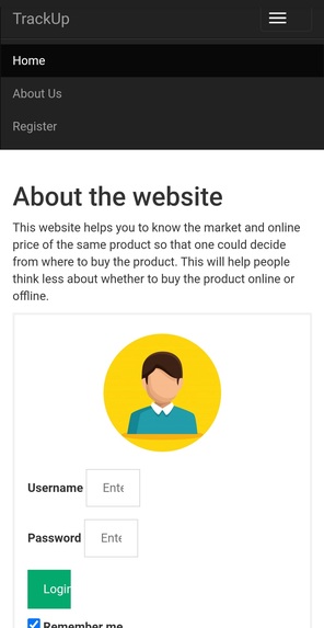 TrackUp – screenshot 1