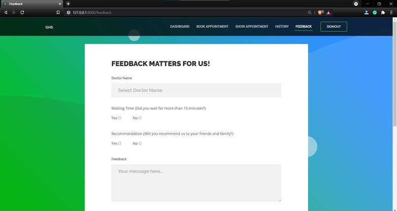 GHS - Global Healthcare System – screenshot 10