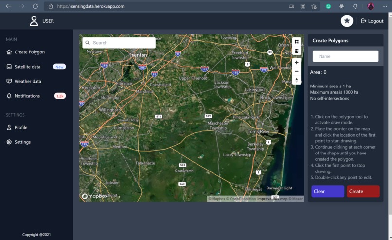 SensingData – screenshot 1