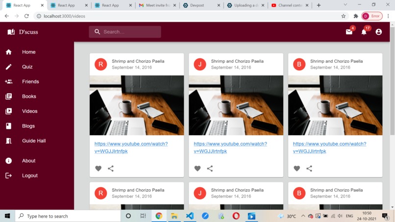 D'scuss – screenshot 2