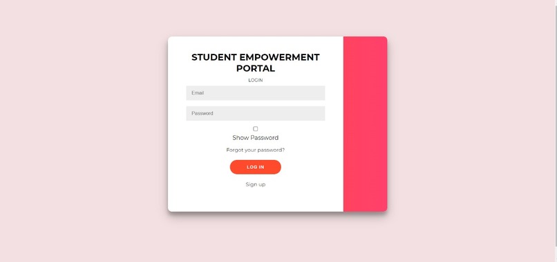 Student Empowerment Portal – screenshot 1