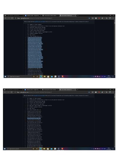 Diabetes-Deep Learning webapp – screenshot 2