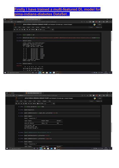 Diabetes-Deep Learning webapp – screenshot 4