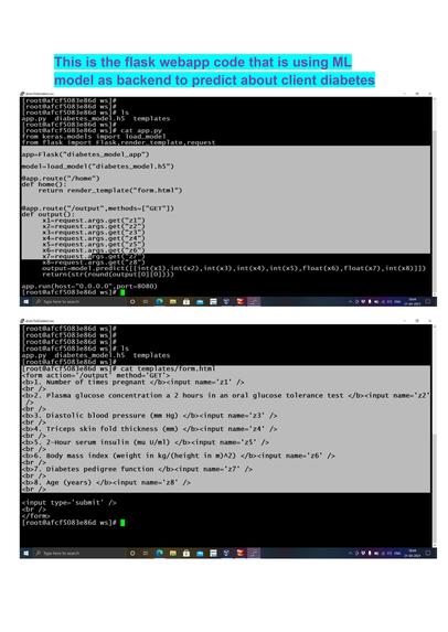 Diabetes-Deep Learning webapp – screenshot 5