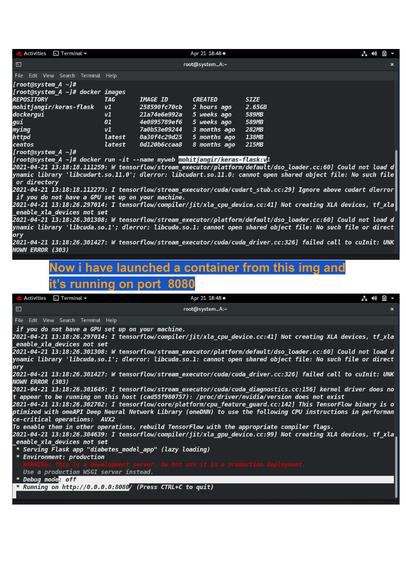 Diabetes-Deep Learning webapp – screenshot 7
