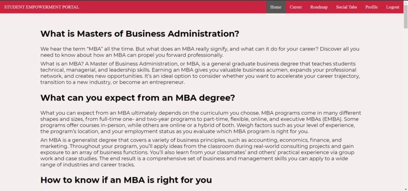 Student Empowerment Portal – screenshot 8
