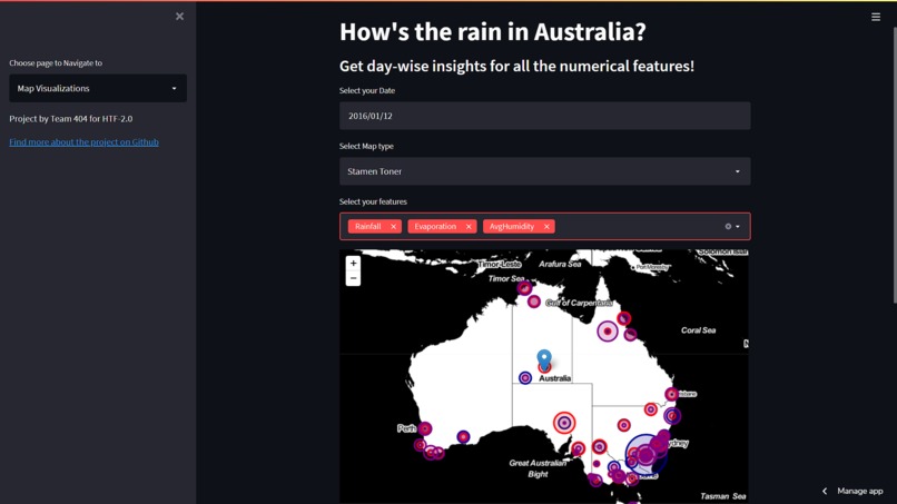 How's the rain in Australia? – screenshot 1
