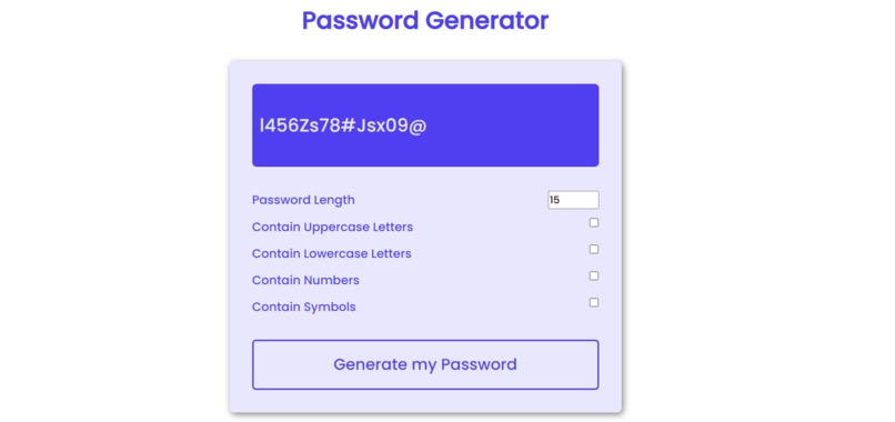 Password Generator – screenshot 1