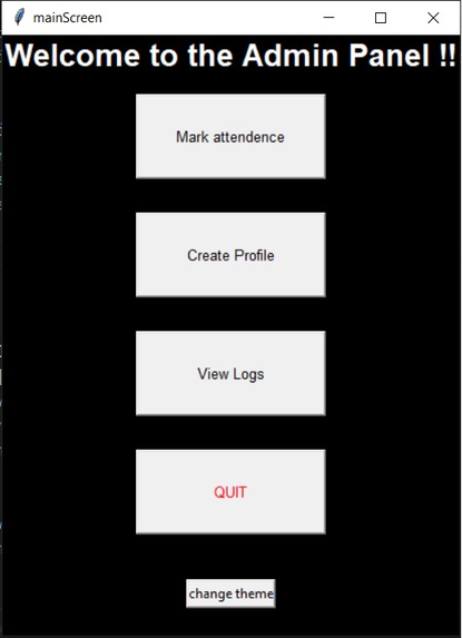 office-attendance-system – screenshot 1