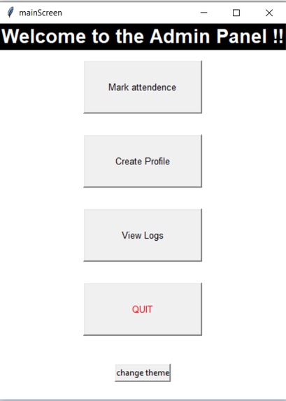 office-attendance-system – screenshot 2