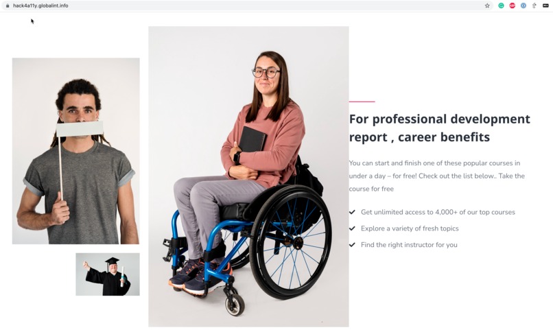Disability Job & Learning Portal – screenshot 1