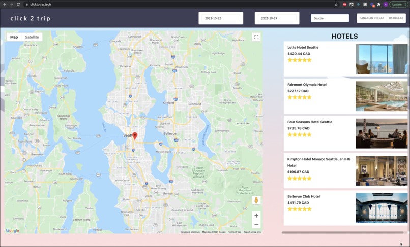 click2trip – screenshot 1