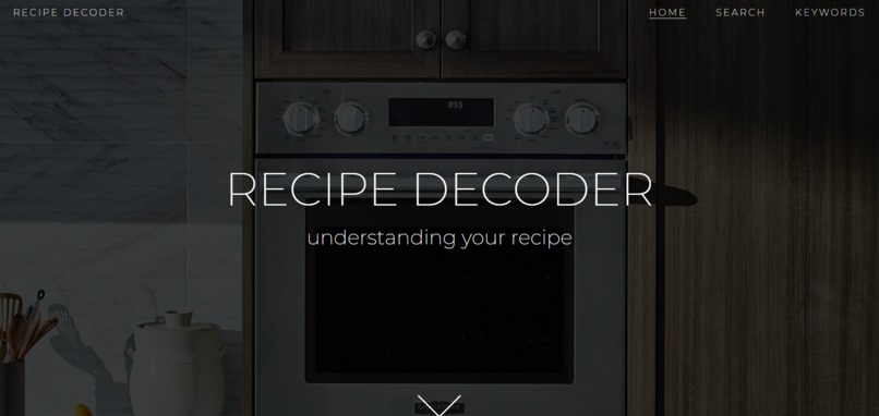 Recipe Decoder – screenshot 1