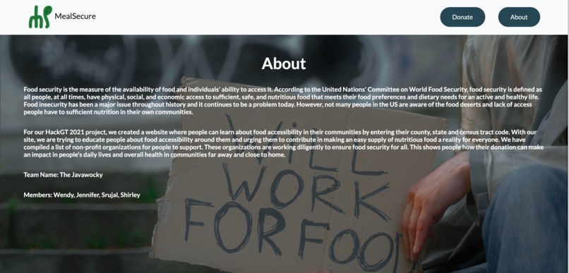 MealSecure – screenshot 4