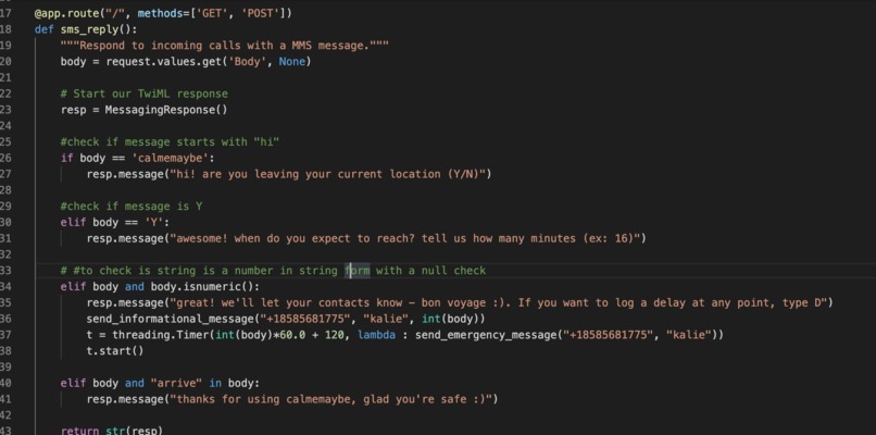 calmemaybe – screenshot 2