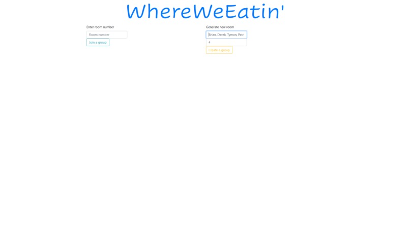 WhereWeEatin' – screenshot 1