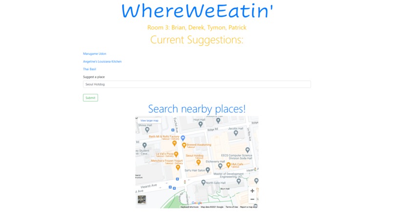WhereWeEatin' – screenshot 3