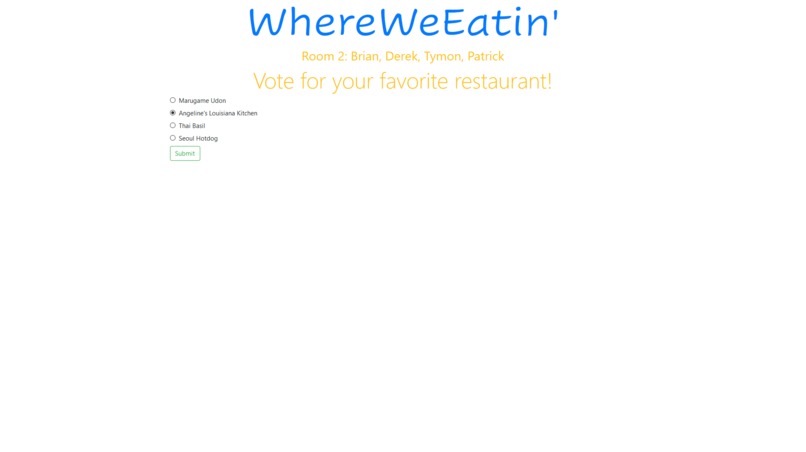 WhereWeEatin' – screenshot 4