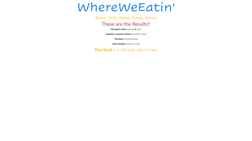 WhereWeEatin' – screenshot 5