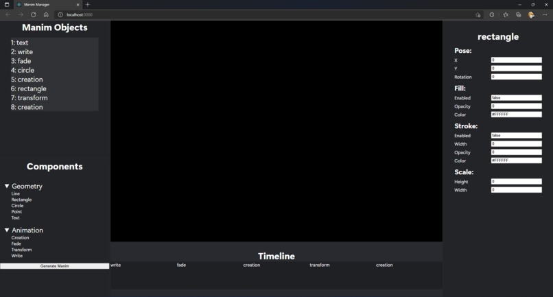 Manim Manager – screenshot 1