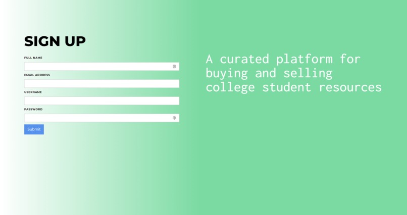 eduNFTs - Online, open-market platform for Students' NFTs – screenshot 3