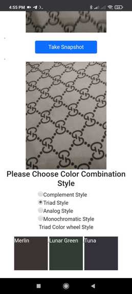 Fashion For All : Color combination generator with AI – screenshot 4