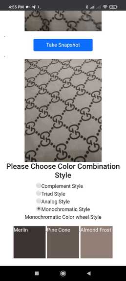 Fashion For All : Color combination generator with AI – screenshot 6