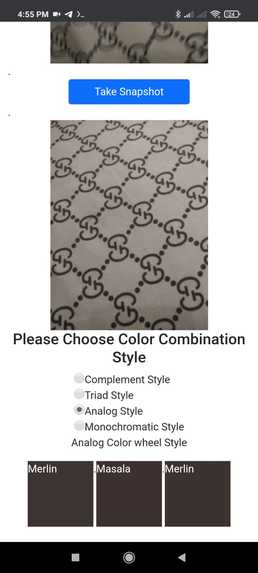 Fashion For All : Color combination generator with AI – screenshot 5