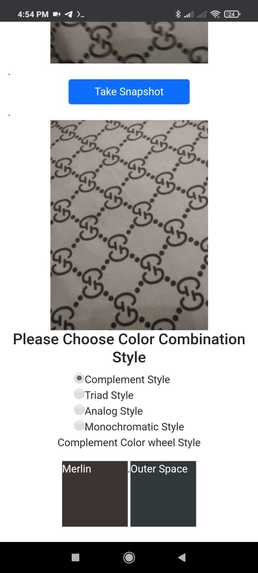 Fashion For All : Color combination generator with AI – screenshot 3