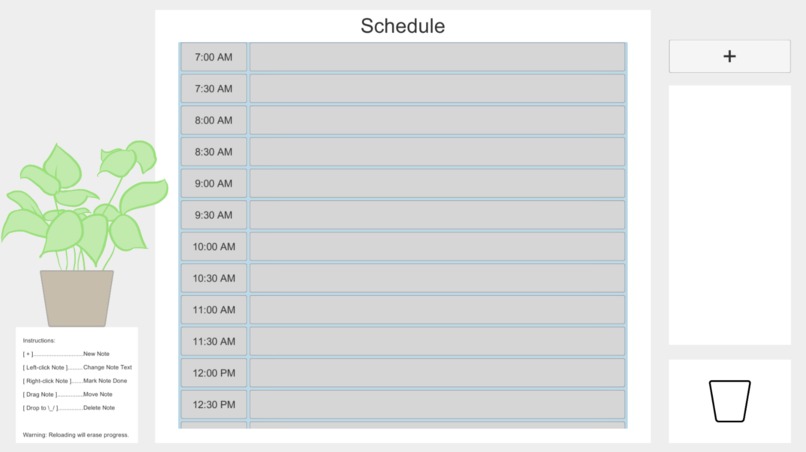 Schedule Plantner – screenshot 1
