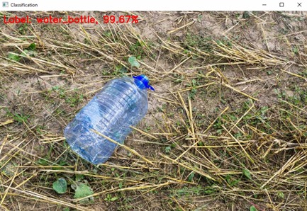 Bottle classifier – screenshot 1