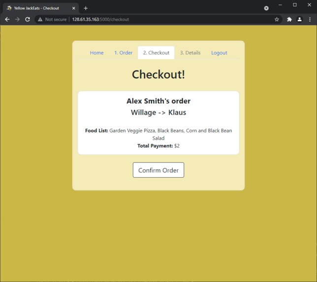 Yellow JackEats – screenshot 5