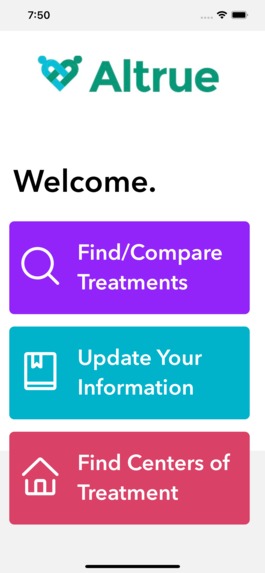 Altrue | Bridging the gap in specialized healthcare – screenshot 1