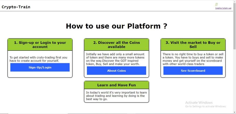 Crypto-Train – screenshot 1