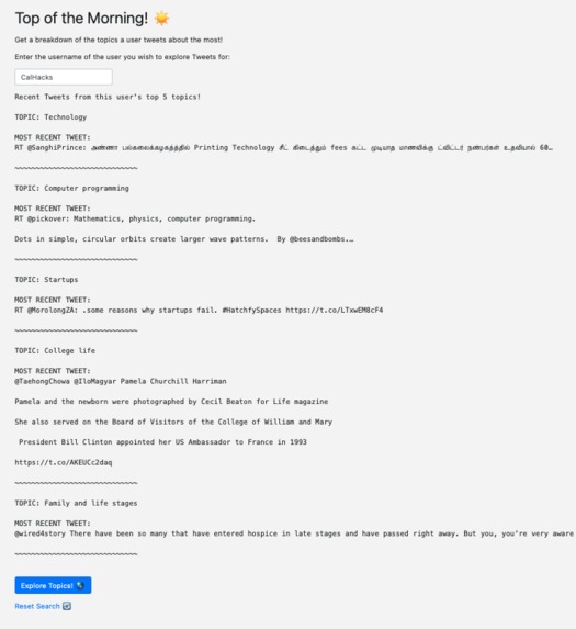 Top of the Morning ☀️ – screenshot 2