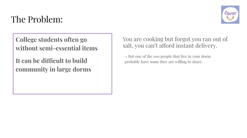 Favor App – screenshot 1