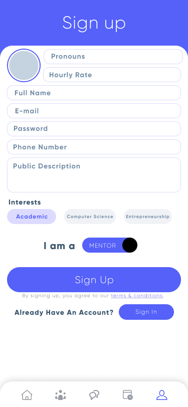 Mentorship App Devpost Mentorship App Devpost