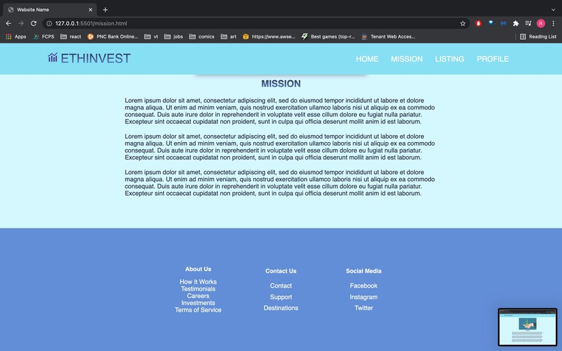 Capital for Good: EthInvest – screenshot 3