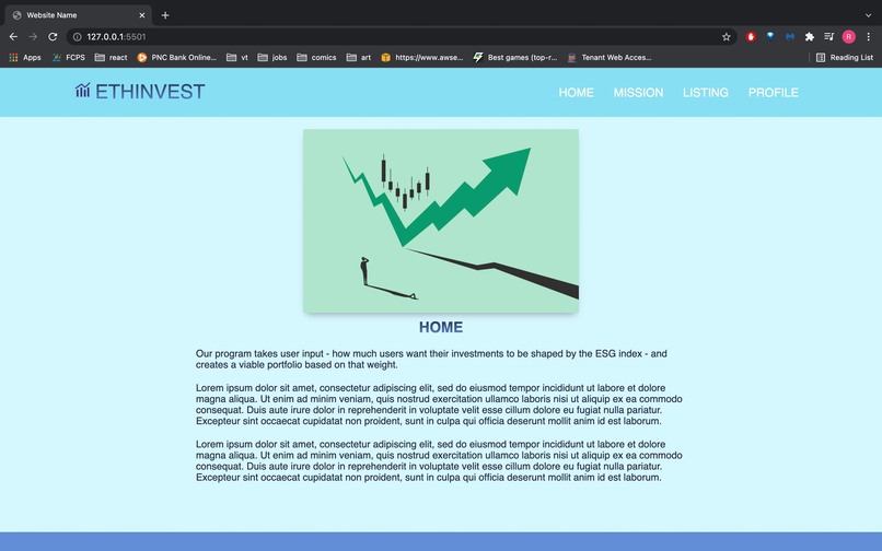 Capital for Good: EthInvest – screenshot 5
