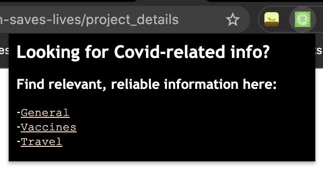 COVinformare - Reliable Information Saves Lives – screenshot 2